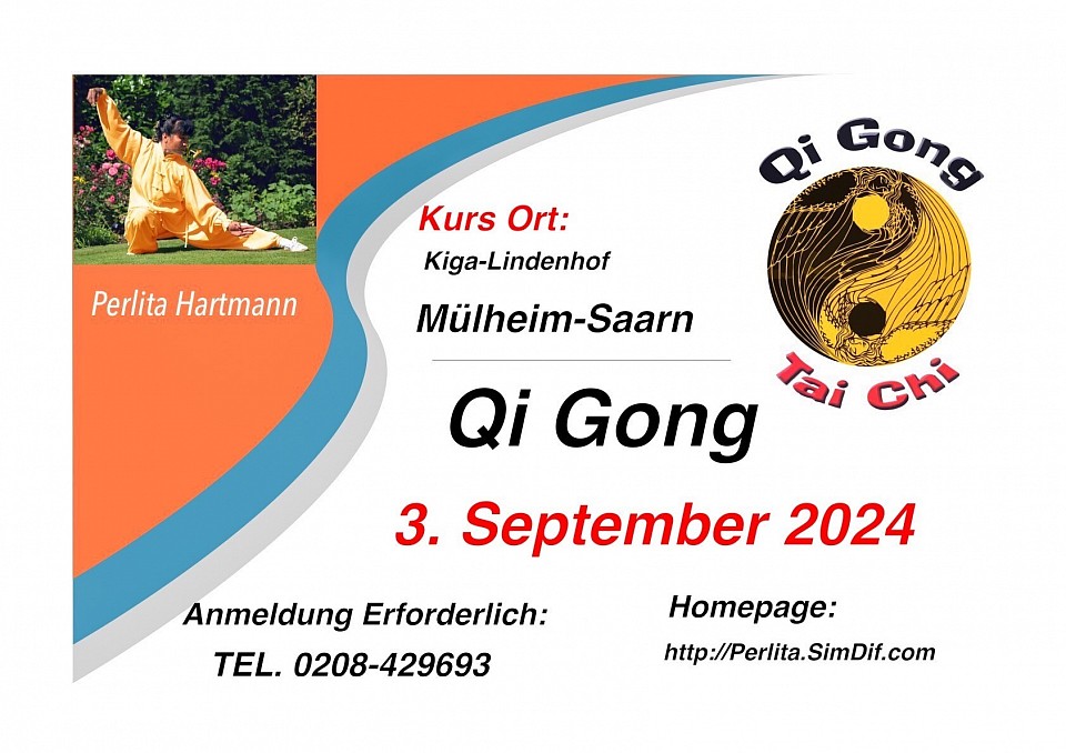 Qigong Kurse 2024 in Mülheim-Ruhr mit Perlita Hartmann