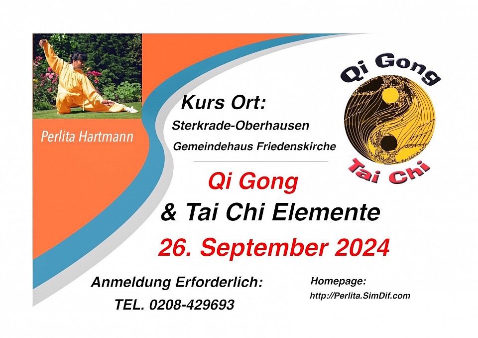 Neuer Abendkurs QiGong u. Tai Chi Elemente, 2024 Oberhausen