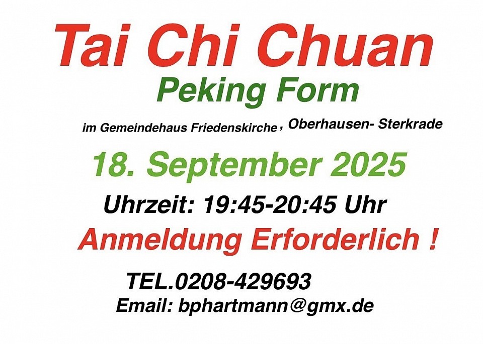 QiGong und TaiChi Kurse in Oberhausen-Sterkrade mit Perlita Hartmann
